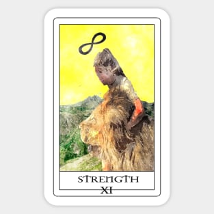 Strength Tarot bywhacky Sticker